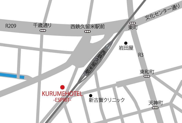 Kurume Hotel Esprit Exteriér fotografie